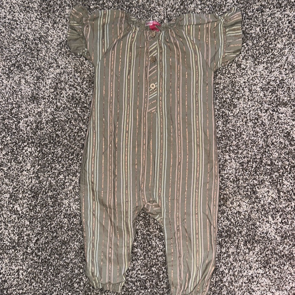 Penelope Mack LTD Brand One Piece Baby Girl Outfit Size 12 Month Great Condition